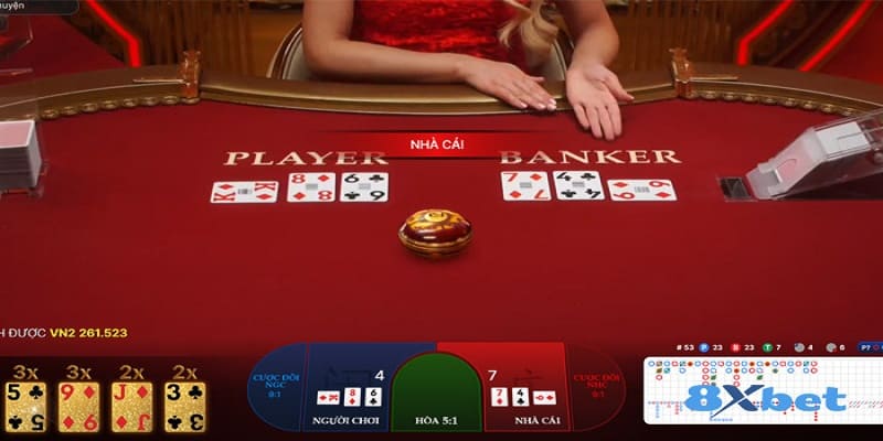 Game bài Baccarat hấp dẫn nhất tại 8xbet